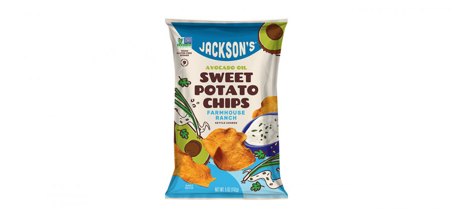 channel s twohappy USA産アルメリック Jackson's Avocado Oil Sweet Potato Chips, Farmhouse Ranch 5oz